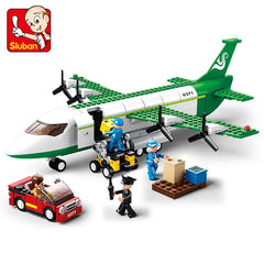 City Cargo Aircraft Building Block Set