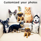 Photo Customization DIY Dog Cushion Pet Plush Pillows Stuffed Animal Cat Pillow Sofa Car Decorative Personalized birthday gift