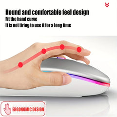 LYBYU Silent Rechargeable Wireless Mouse