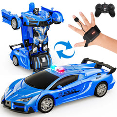 2-in-1 Remote Control Transforming Robot Car with Gesture Control