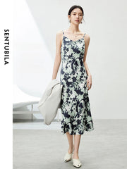 Sentubila Midi Backless Dress