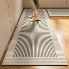 Modern Suede Printed Floor Mat