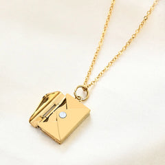 Love Letter Envelope Pendant Necklace