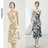 Sentubila Midi Backless Dress