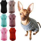 Winter Warm Turtleneck Dog Sweater