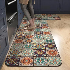Soft Crystal Velvet Anti-Slip Carpet Mat