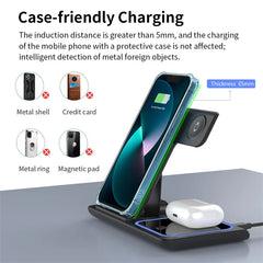 3-in-1 Wireless Charger Stand Pad