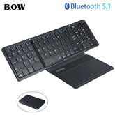 B.O.W Foldable Bluetooth Keyboard with Touchpad