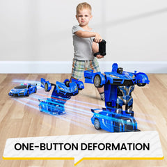 2-in-1 Remote Control Transforming Robot Car with Gesture Control