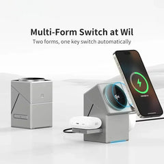 VBNM Qi2 3-in-1 Wireless Charger – Power That Moves With You