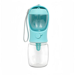 Portable Dog Cat Water Bottle with Storage