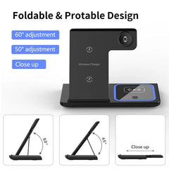 3-in-1 Wireless Charger Stand Pad