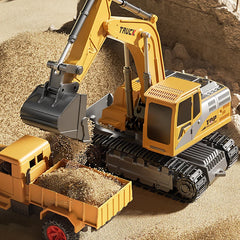 Alloy Remote Control Excavator Toy Car