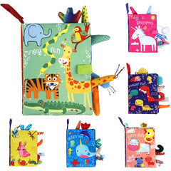 Interactive Soft Baby Cloth Book