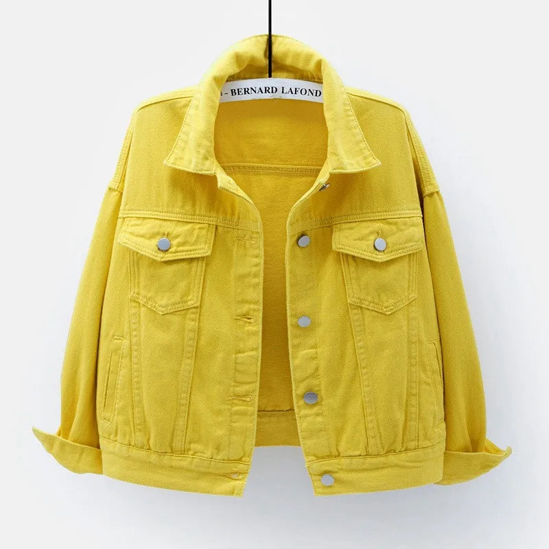 Sweet Cartoon Embroidered Zip-Up Hoodie