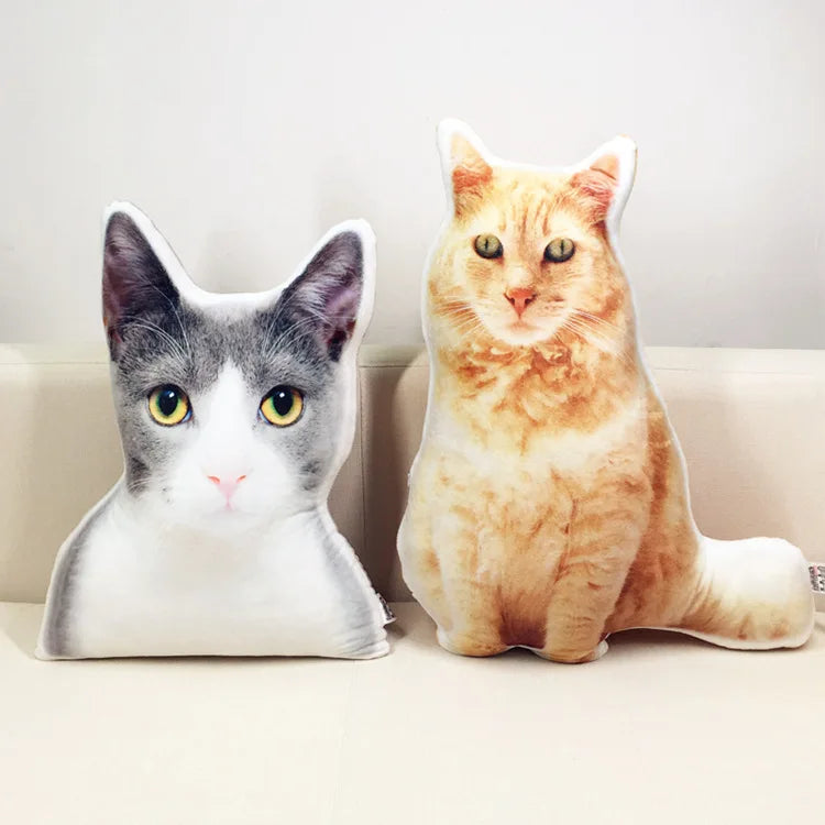 Photo Customization DIY Dog Cushion Pet Plush Pillows Stuffed Animal Cat Pillow Sofa Car Decorative Personalized birthday gift