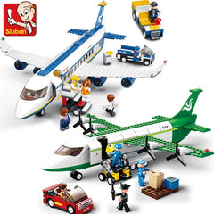 City Cargo Aircraft Building Block Set