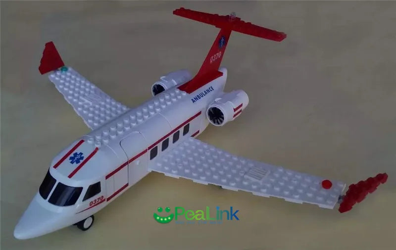 City Cargo Aircraft Building Block Set