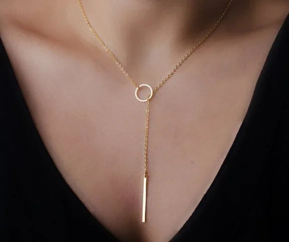 Trendy Acrylic Pendant Necklace