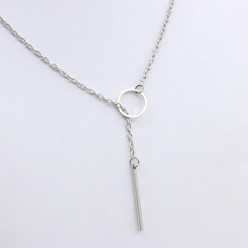 Trendy Acrylic Pendant Necklace