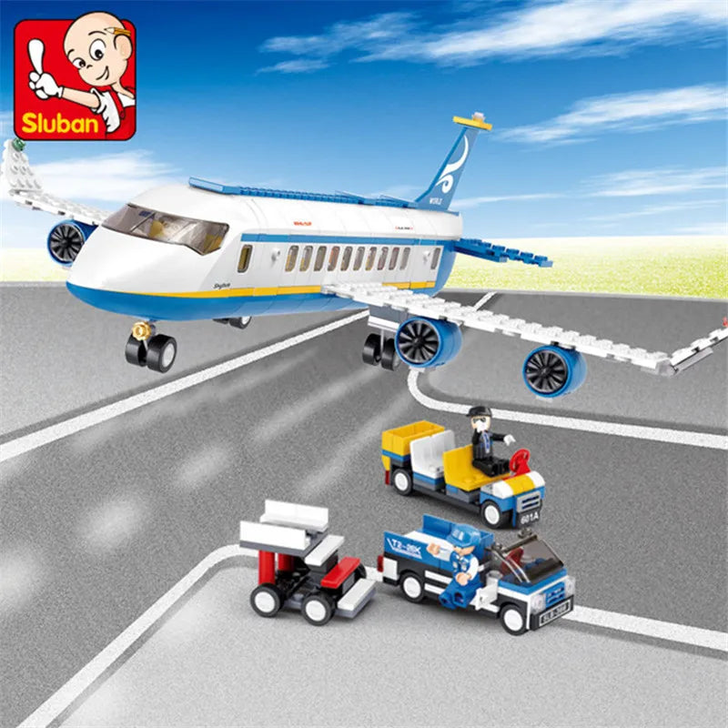 City Cargo Aircraft Building Block Set