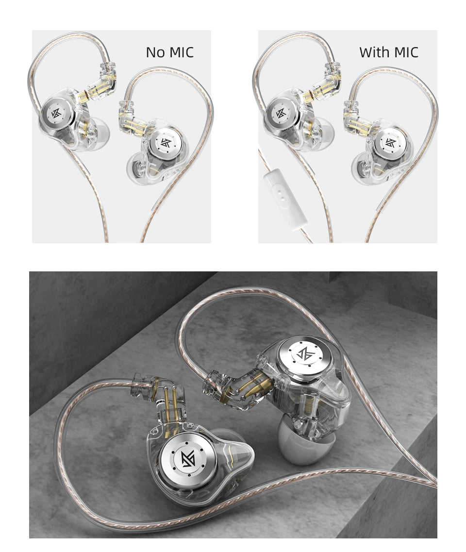 KZ EDX PRO HiFi In-Ear Monitor Earphones
