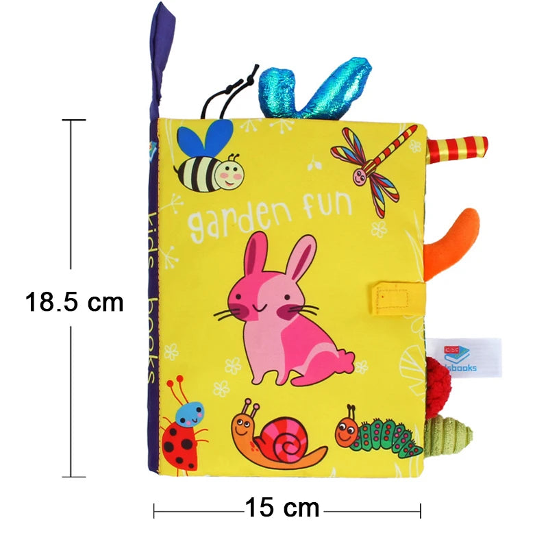 Interactive Soft Baby Cloth Book