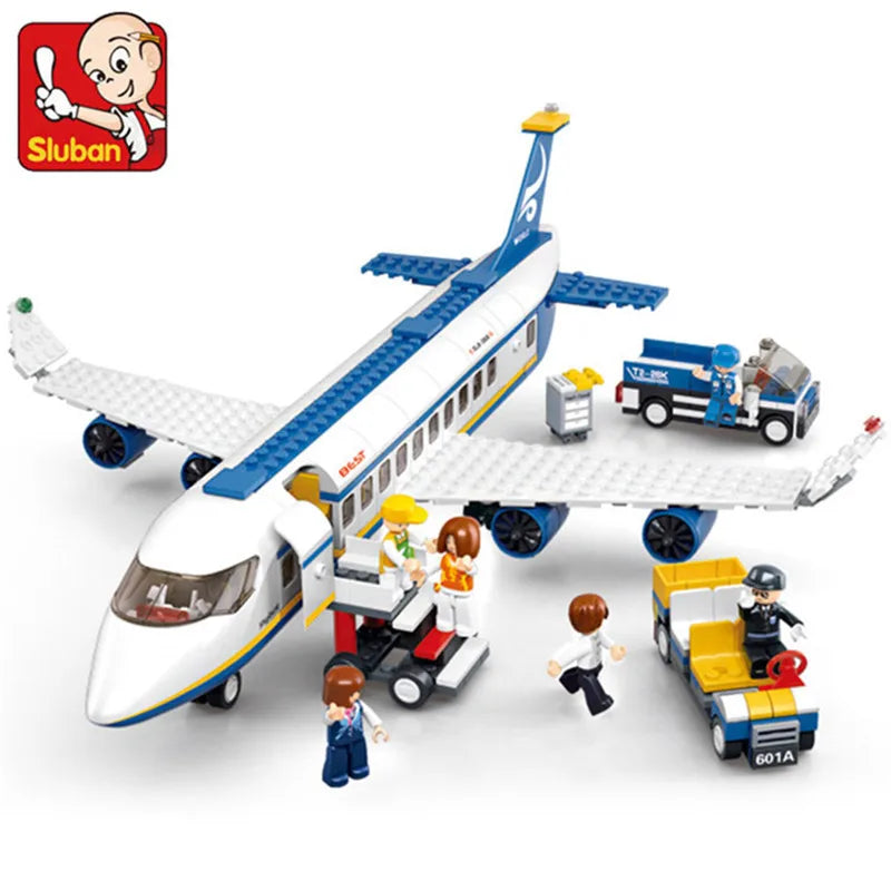 City Cargo Aircraft Building Block Set