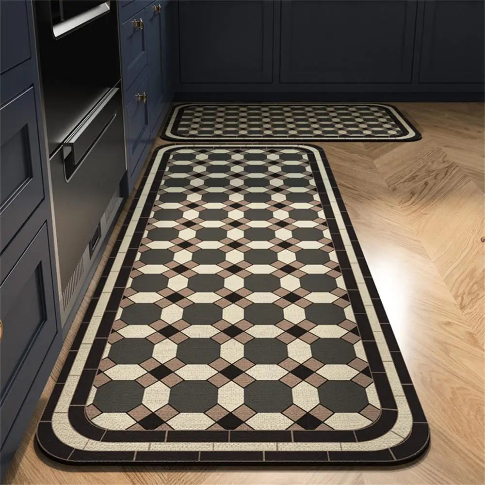 Soft Crystal Velvet Anti-Slip Carpet Mat