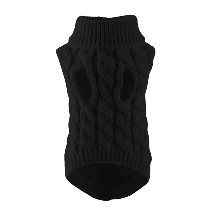Winter Warm Turtleneck Dog Sweater