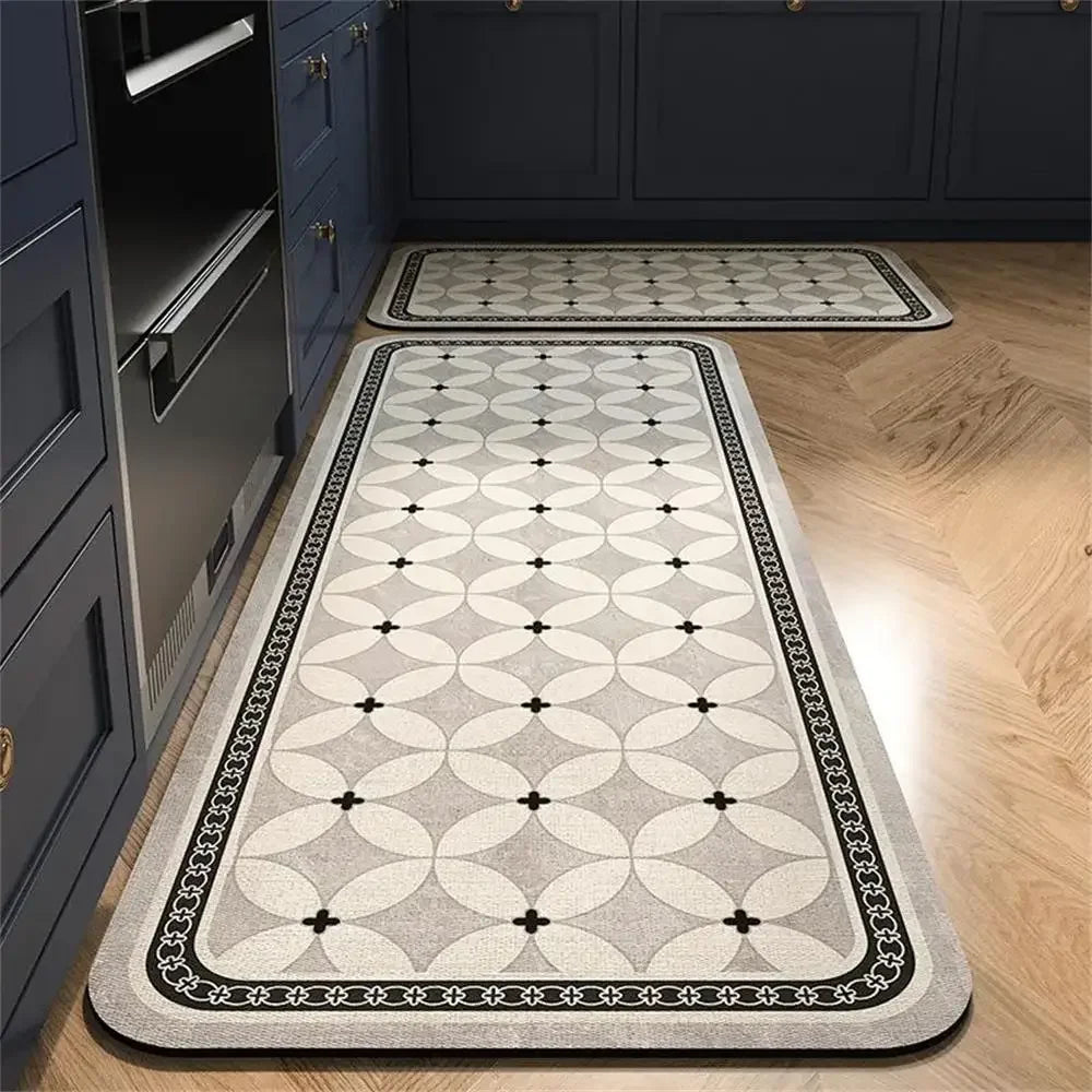 Soft Crystal Velvet Anti-Slip Carpet Mat