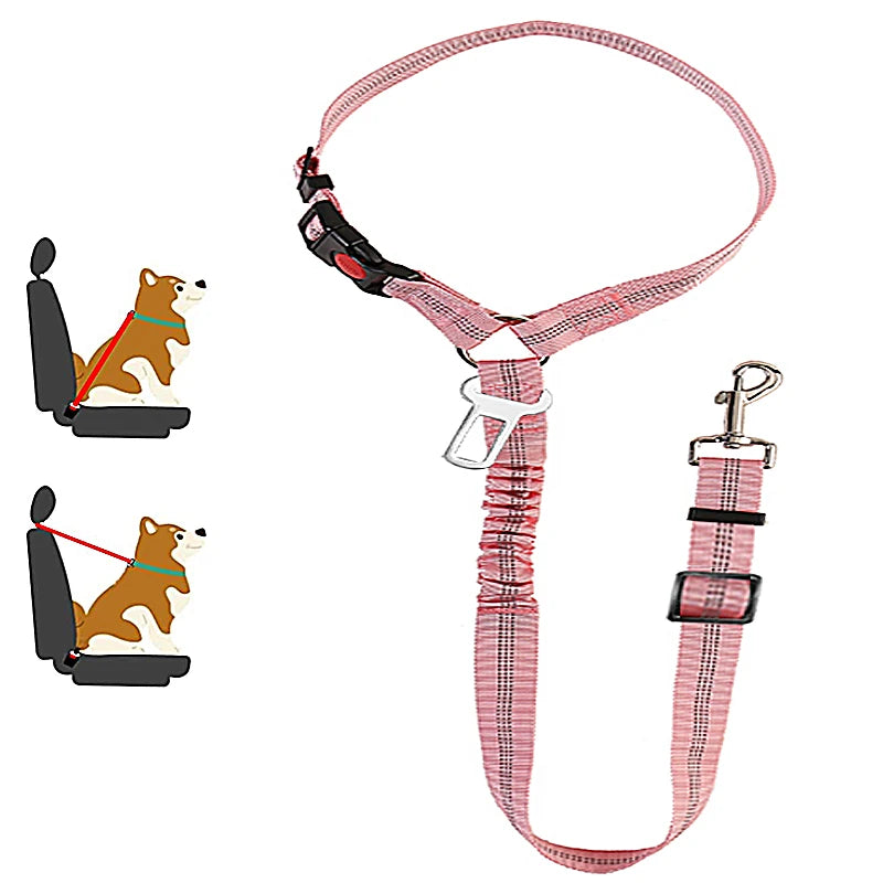 Adjustable Pet Car Seat Belt Harness