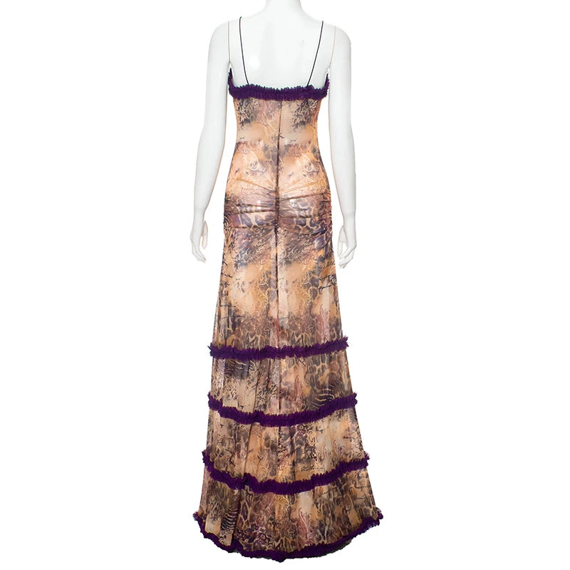 Cutenova Luxury Asymmetrical Gown – Where Grace Meets Edge
