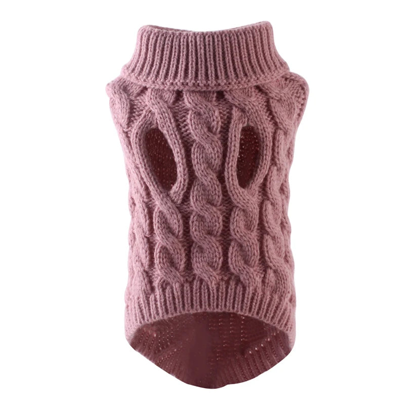 Winter Warm Turtleneck Dog Sweater