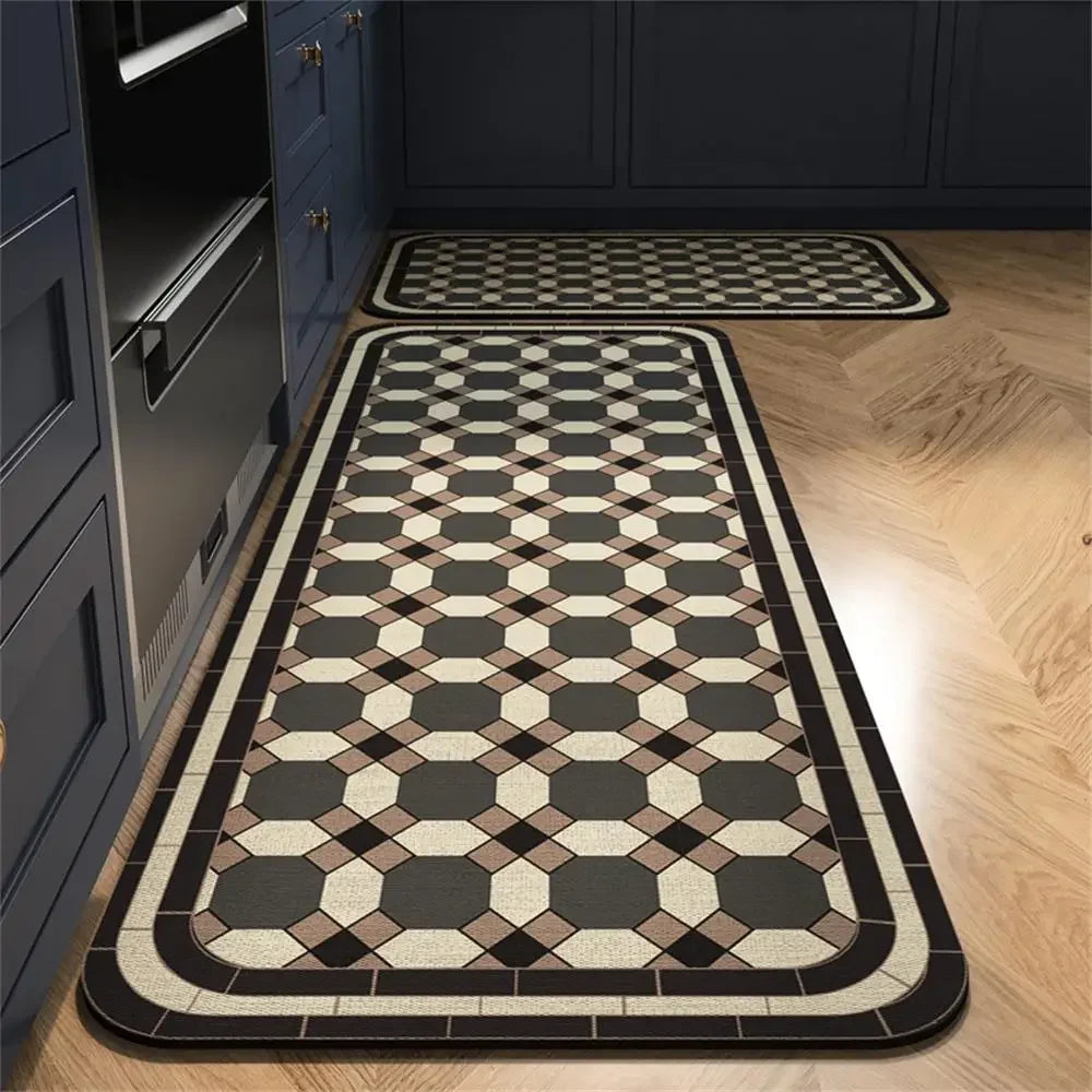 Soft Crystal Velvet Anti-Slip Carpet Mat