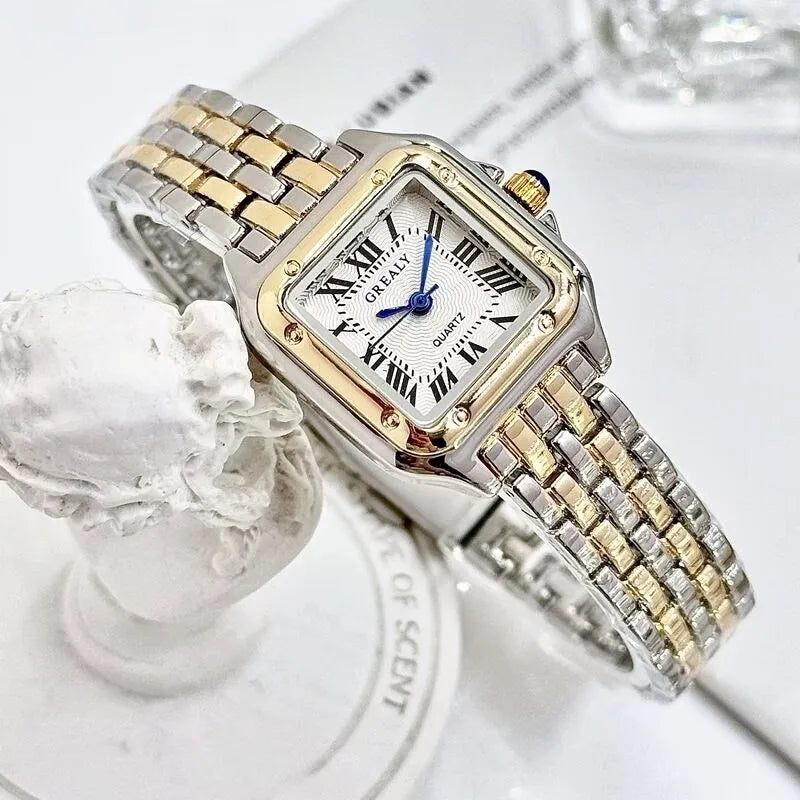 GREALY Women's Square Quartz Watch
