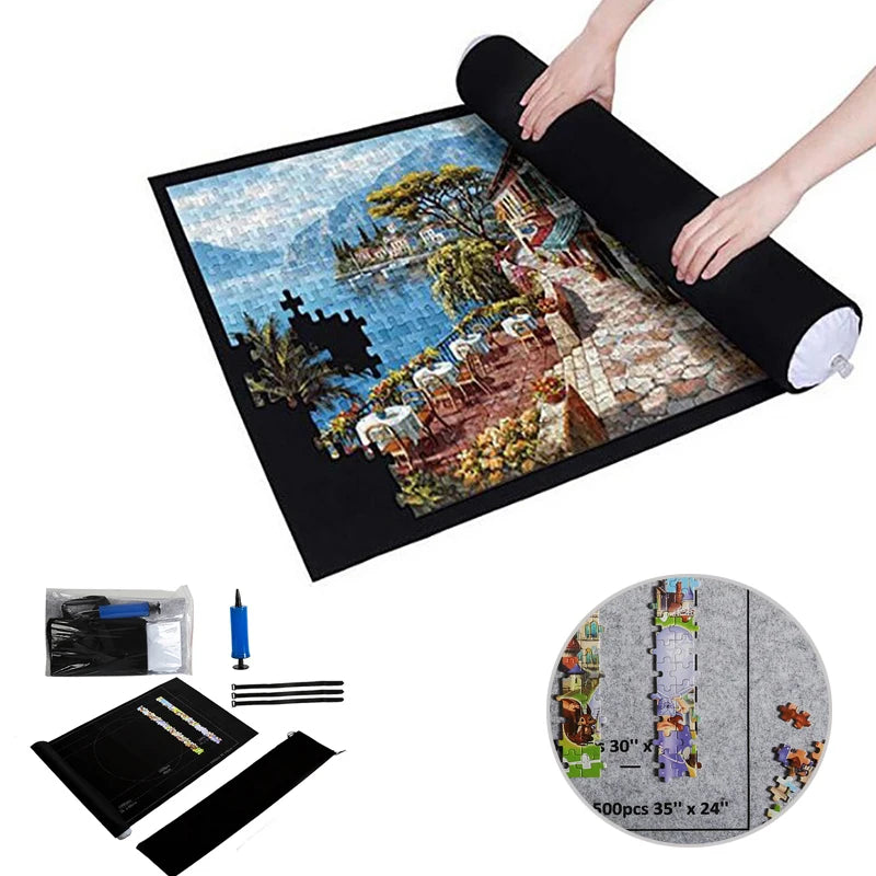 Felt Jigsaw Puzzle Roll Mat