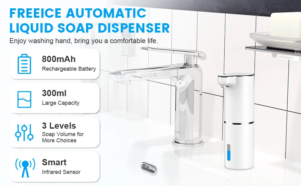 HAOYUNMA Automatic Touchless Foam Soap Dispenser