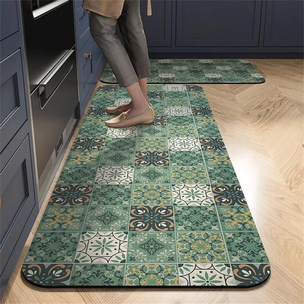 Soft Crystal Velvet Anti-Slip Carpet Mat