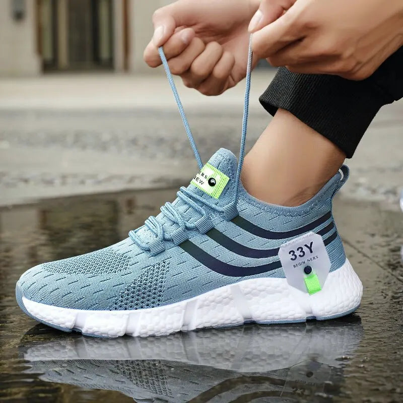 BIG RUNNING Men's Breathable Mesh Casual Shoes