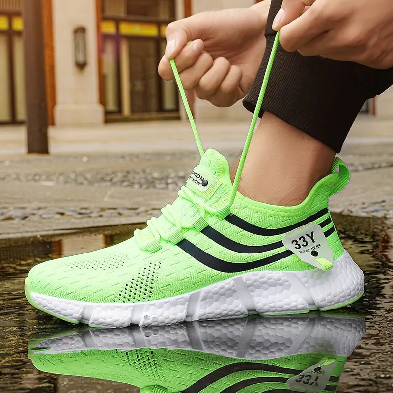BIG RUNNING Men's Breathable Mesh Casual Shoes