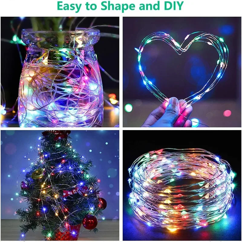 3M LED Curtain String Lights