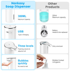 HAOYUNMA Automatic Touchless Foam Soap Dispenser