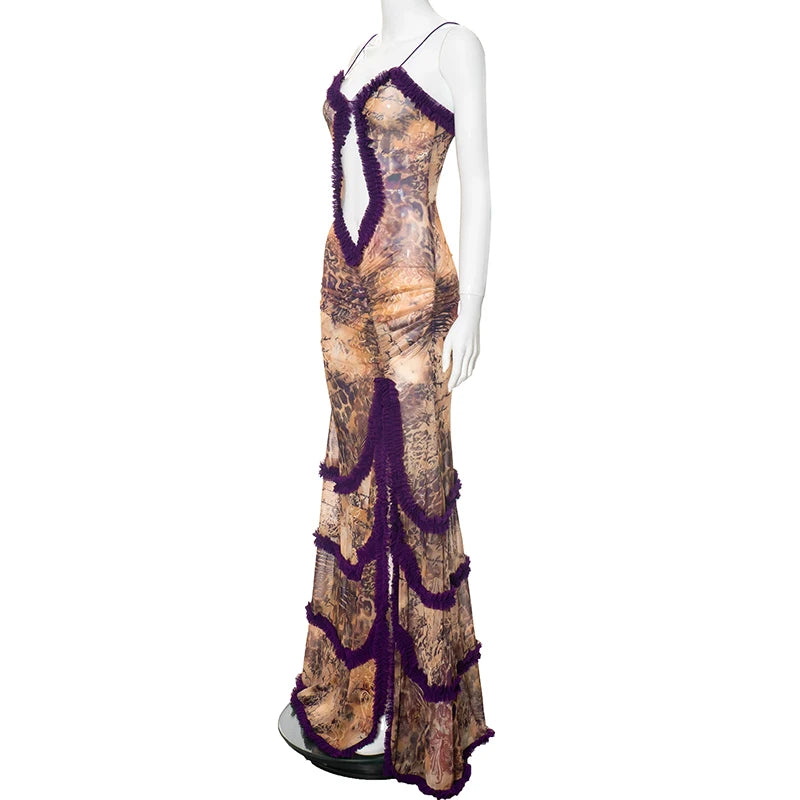 Cutenova Luxury Asymmetrical Gown – Where Grace Meets Edge