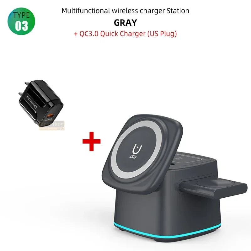 Keyounton H48 15W Qi Wireless Charger – Power, Elegantly Delivered