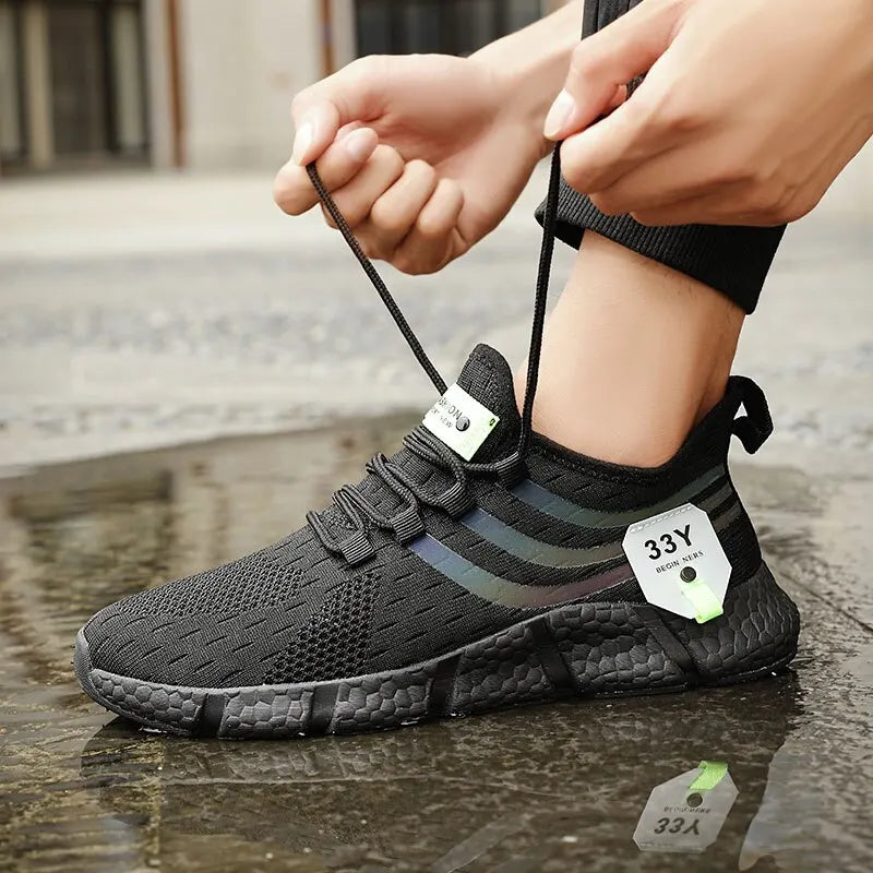 BIG RUNNING Men's Breathable Mesh Casual Shoes