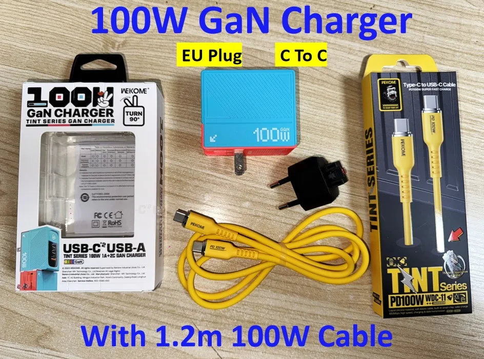 WEKOME WP-U155 GaN 100W Fast Charger