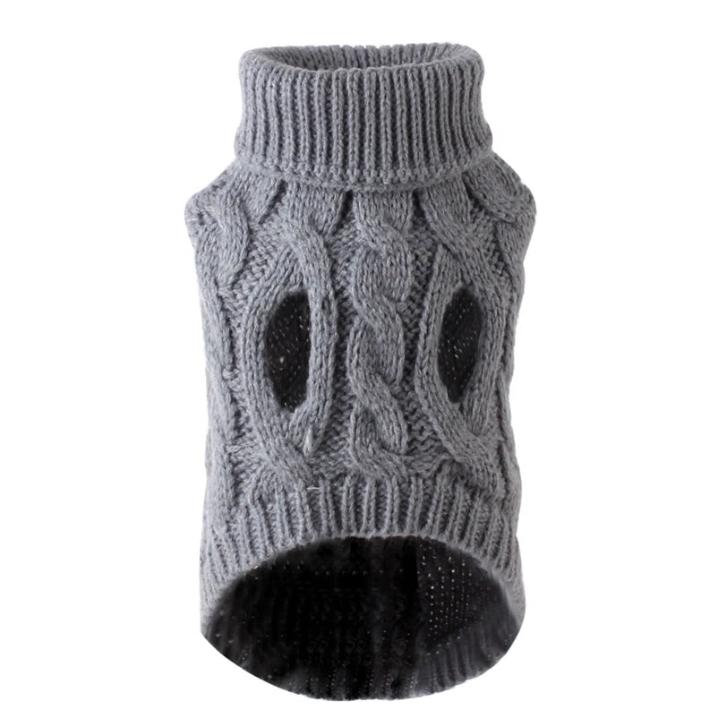 Winter Warm Turtleneck Dog Sweater
