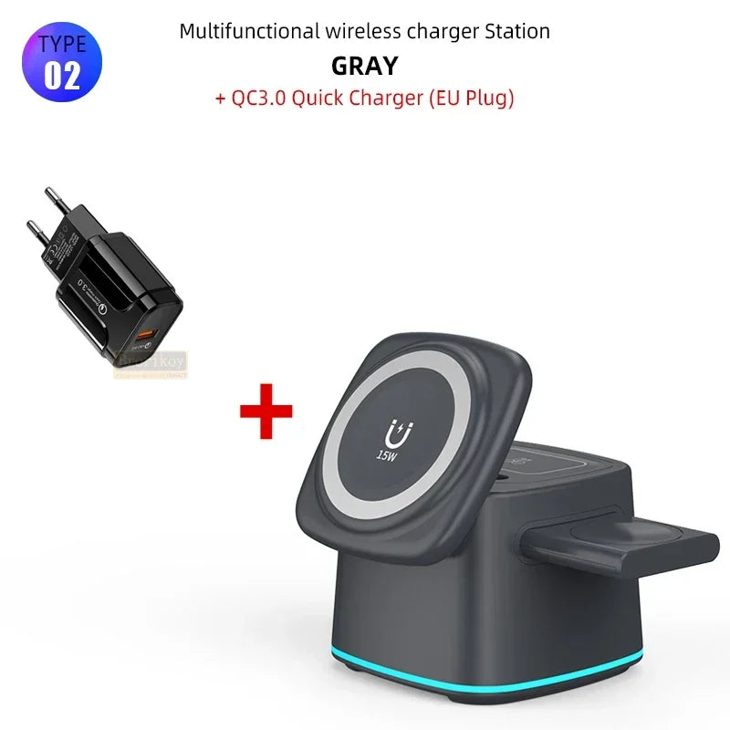 Keyounton H48 15W Qi Wireless Charger – Power, Elegantly Delivered