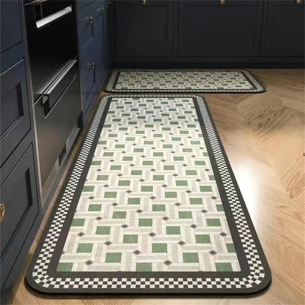 Soft Crystal Velvet Anti-Slip Carpet Mat